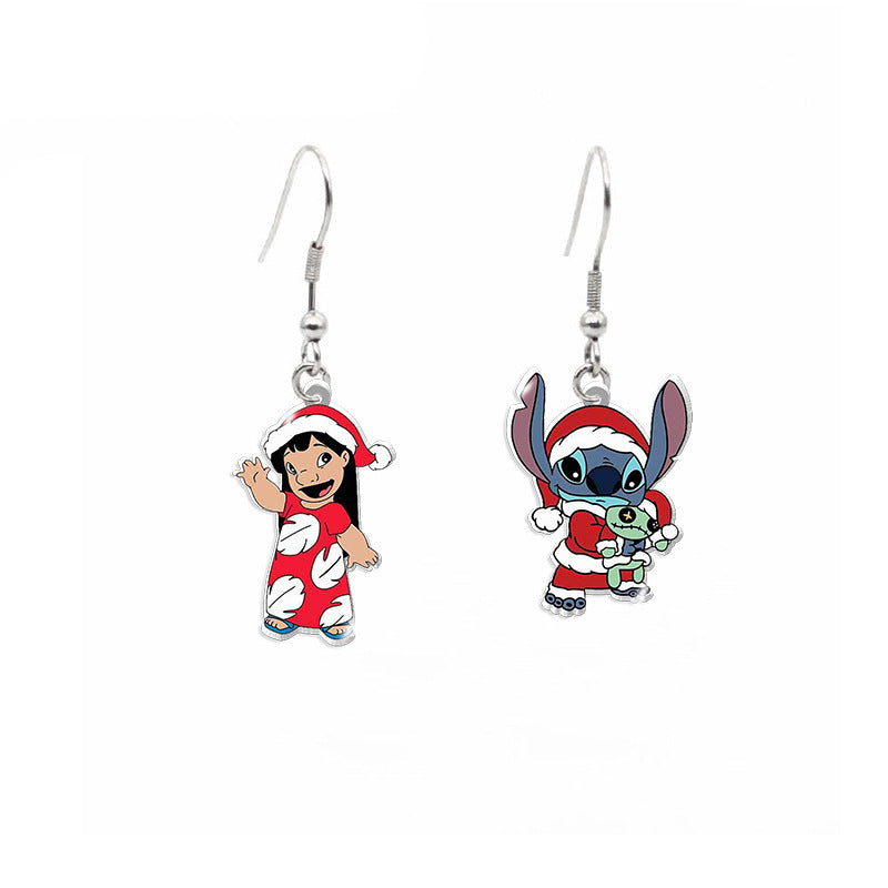 Alloy cartoon cute earrings (Minimo de Compra 2) MIC-ZhaoH003