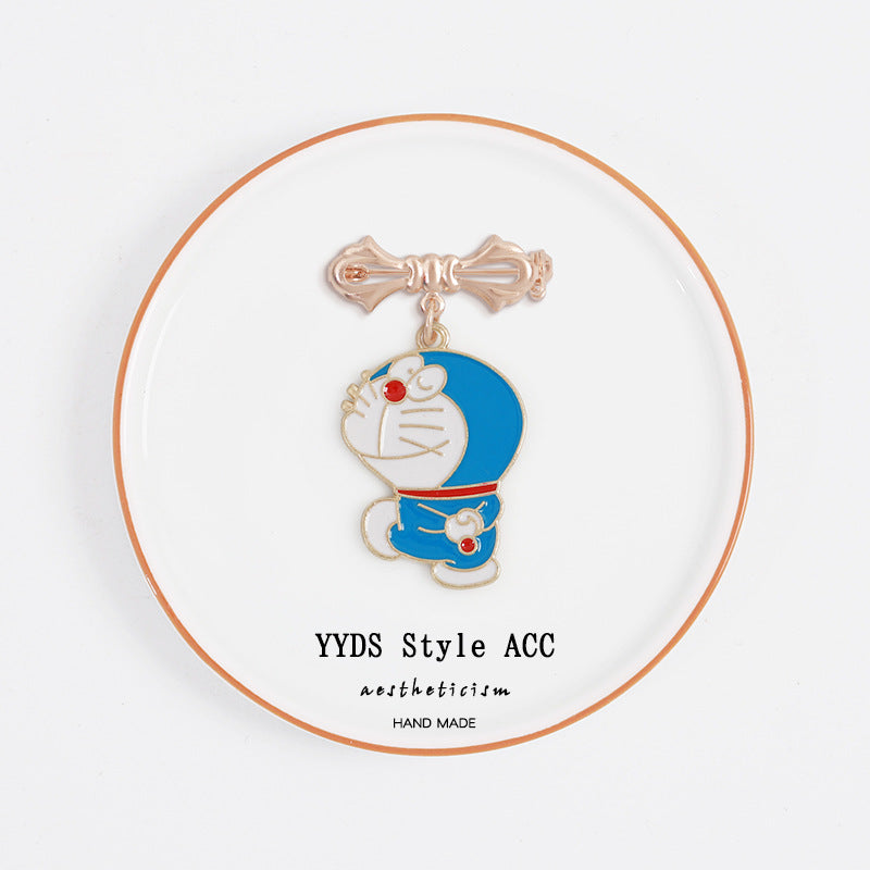 Alloy cartoon Dingdang cat brooch (Minimo de compra 2) MIC-ShangX007