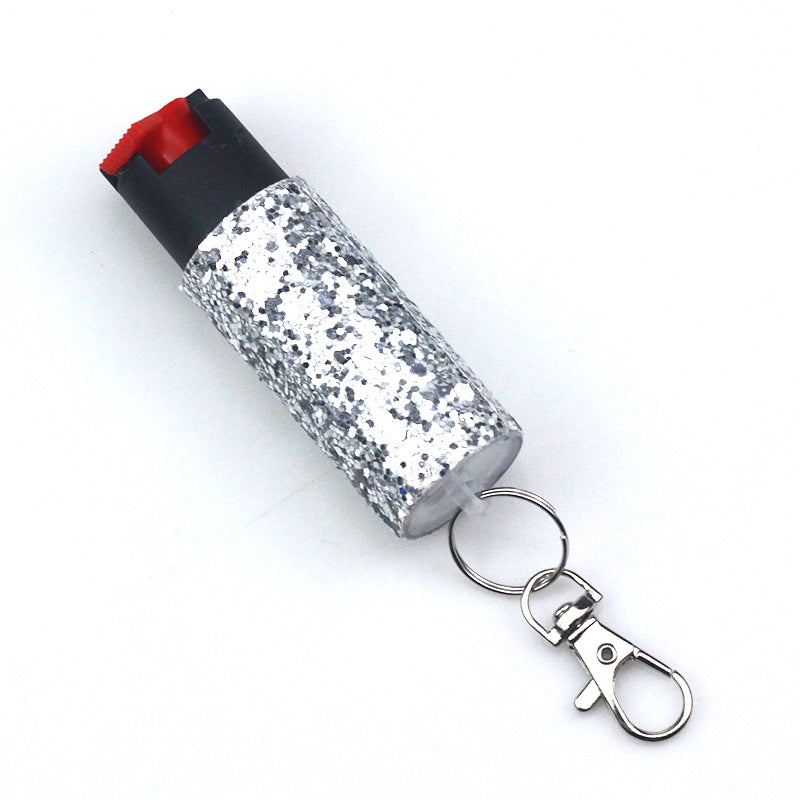 alloy PU anti wolf keychain CanW009