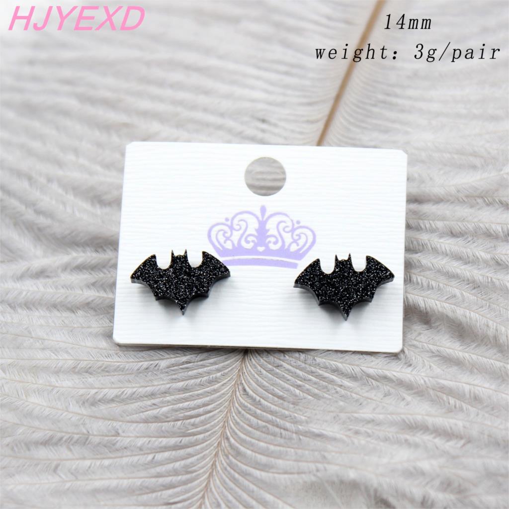 Acrylic Spider Pumpkin Ghost Bat Earrings (Minimo de compra 5) MIC-XiaoY052