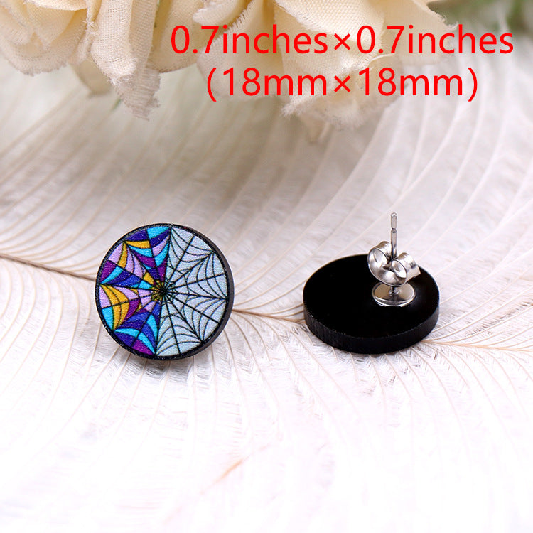 Acrylic Wednesday Earrings (Minimo de compra 5) MYA-XiaoY025