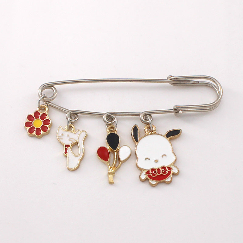 Alloy cartoon animal brooch (Minimo de compra 2) MIC-LiY014