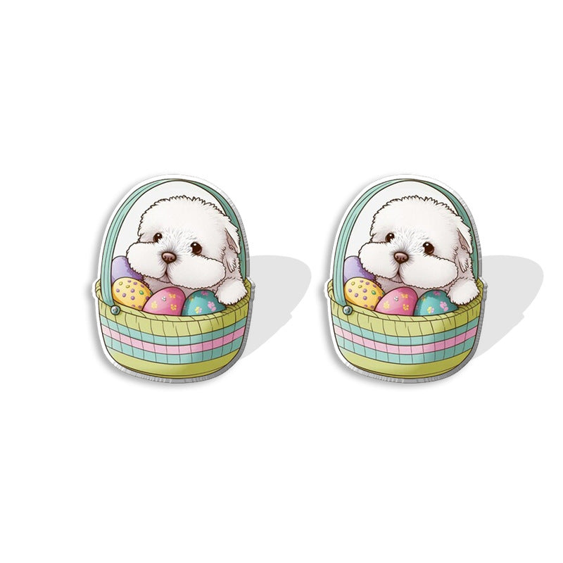 Alloy Easter Small Animal Earrings (Minimo de compra 5) MIC-XiangL066