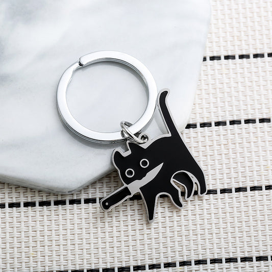 Stainless steel Halloween series keychain MYA-XinJ012