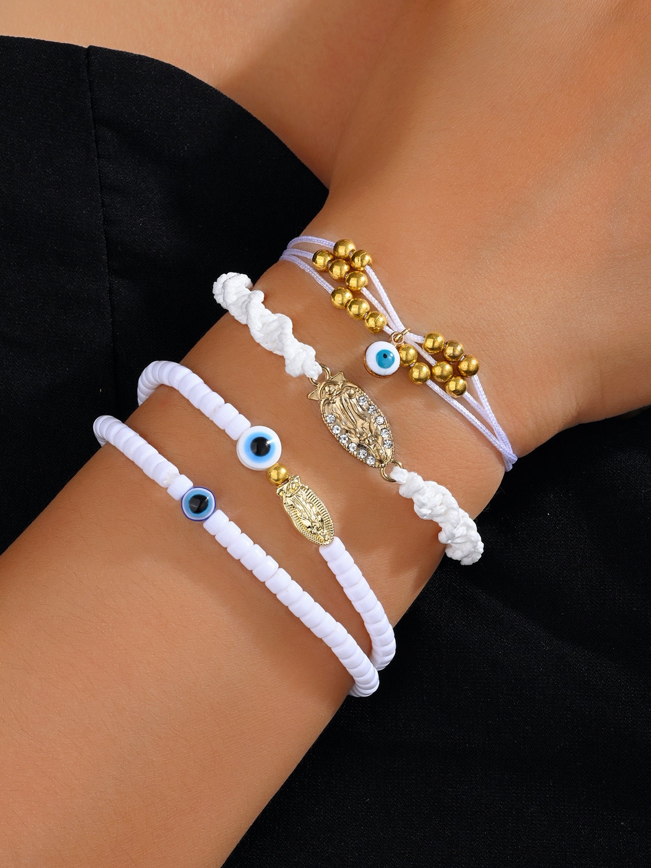 Alloy Bohemian style Madonna bracelet (Minimo de Compra 2) MIC-LeM003