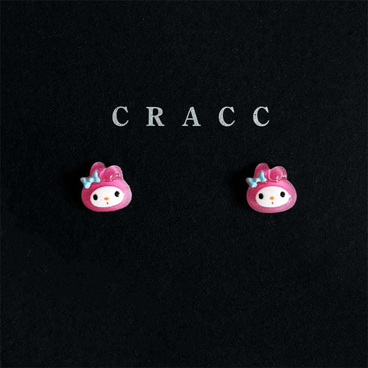 Resin cartoon earrings (Minimo de Compra 2) MYA-WWHM050