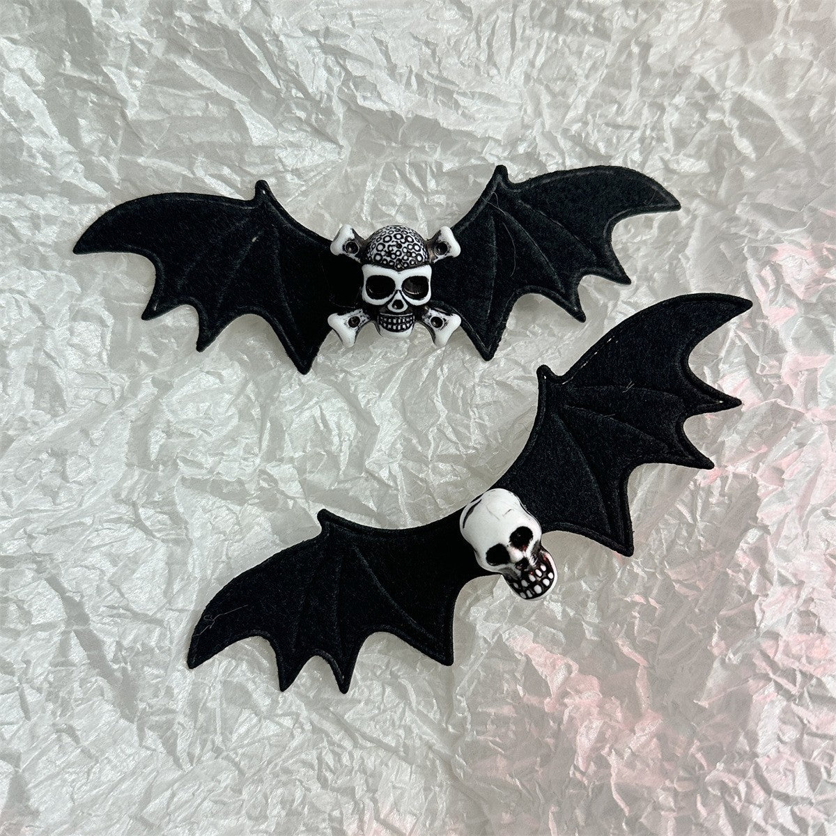 Plastic Halloween Bat Devil Wing Hair Clip (Minimo de Compra 2) MIC-ShiM004