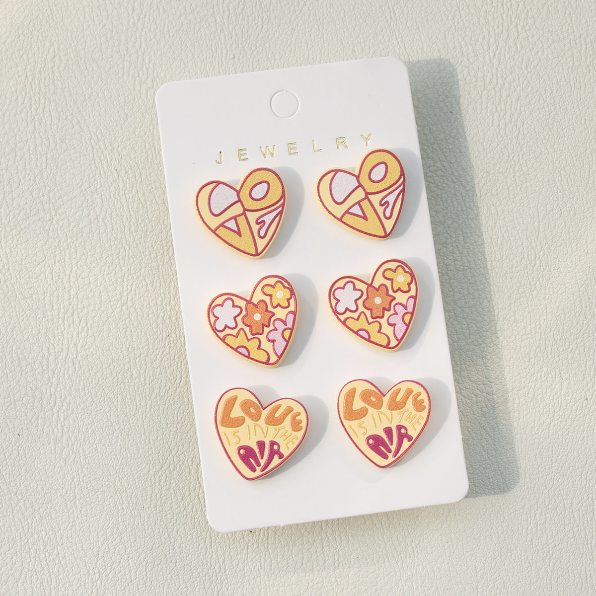 Alloy Pink Fashion Valentine's Day Earrings (Minimo de Compra 2) MIC-JuH058