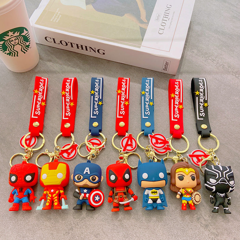 keychain pvc cartoon glue doll Minimo de compra 2 YDao005