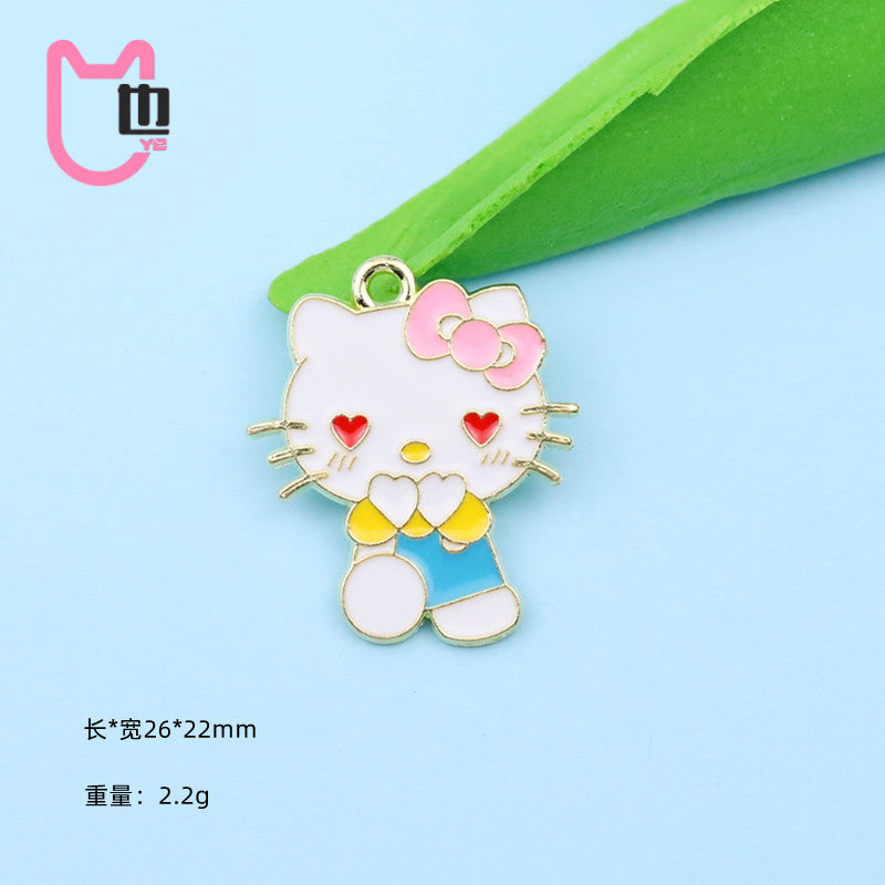 Alloy cartoon cute Katie accessories (Minimo de compra 10) MIC-ZeY004