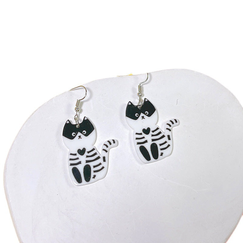 Acrylic New Halloween Collection Earrings PinH019