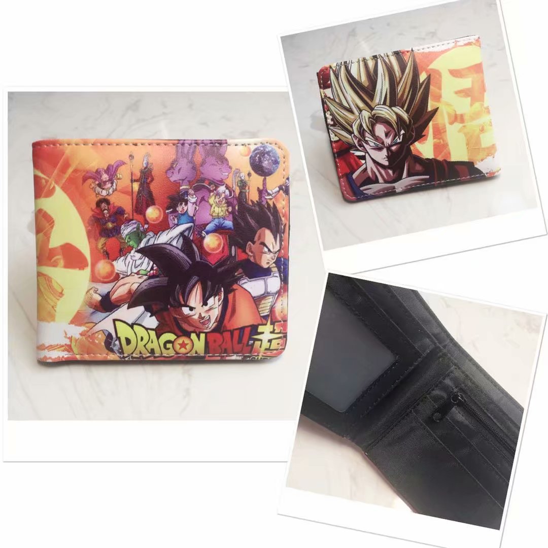 PU Seven Dragon Ball Short Wallet MIC-HaoJ010