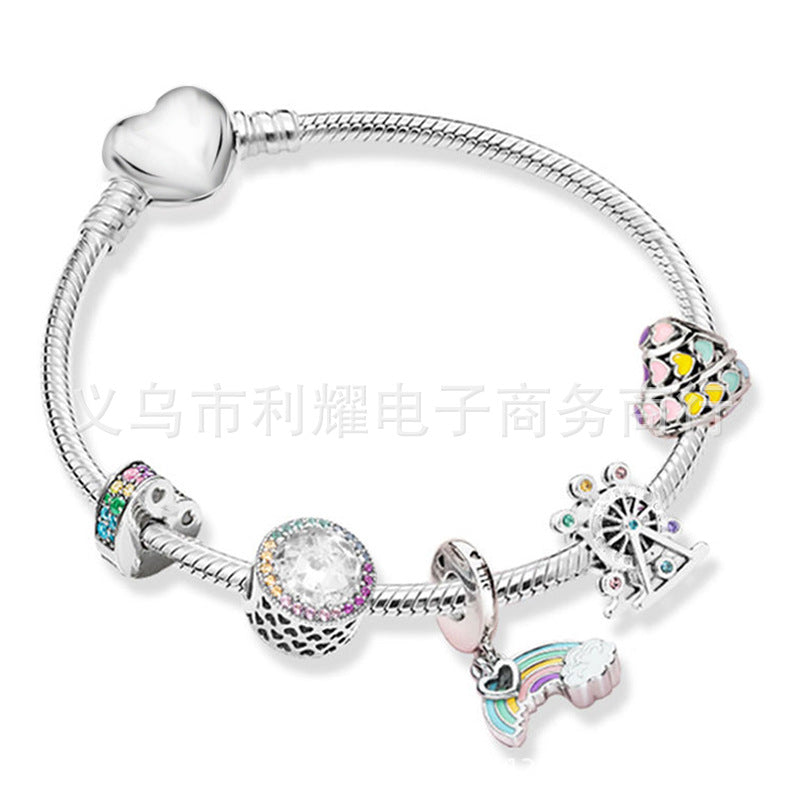 Alloy DIY Pandora Cartoon Bracelet MYA-LiY019