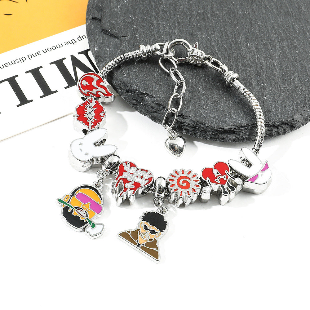 Cartoon Alloy Rabbit Bracelet Minimo de compra 5 MYA-ShaoH006