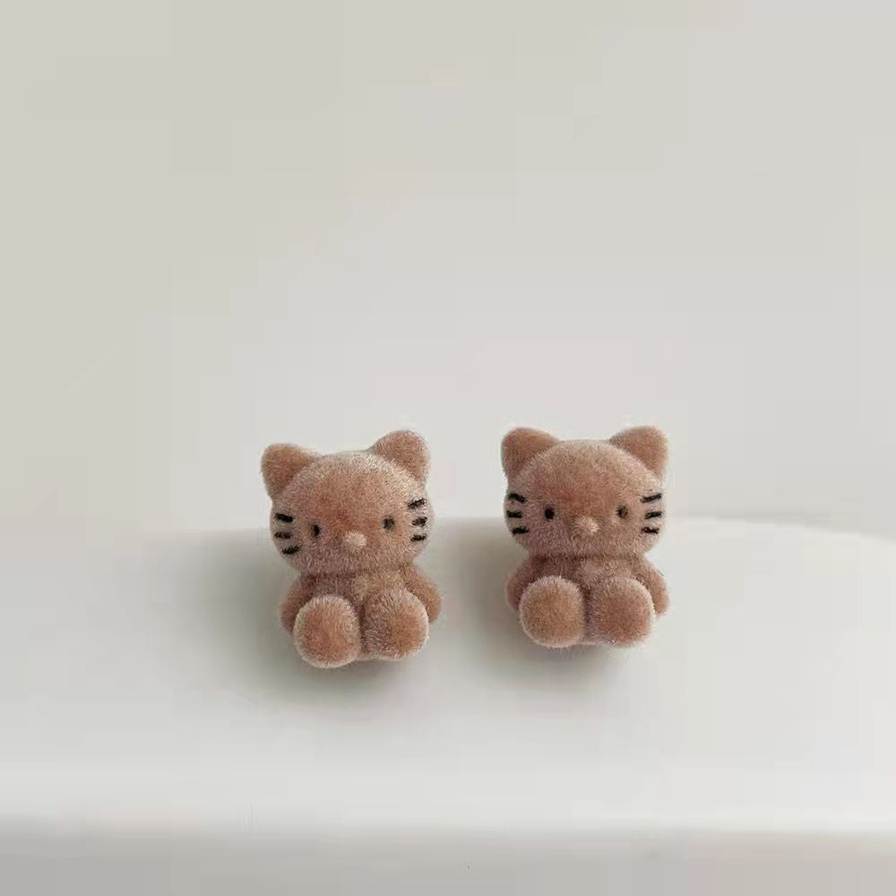 Velvet Cute Cat Earrings MIC-LuH001