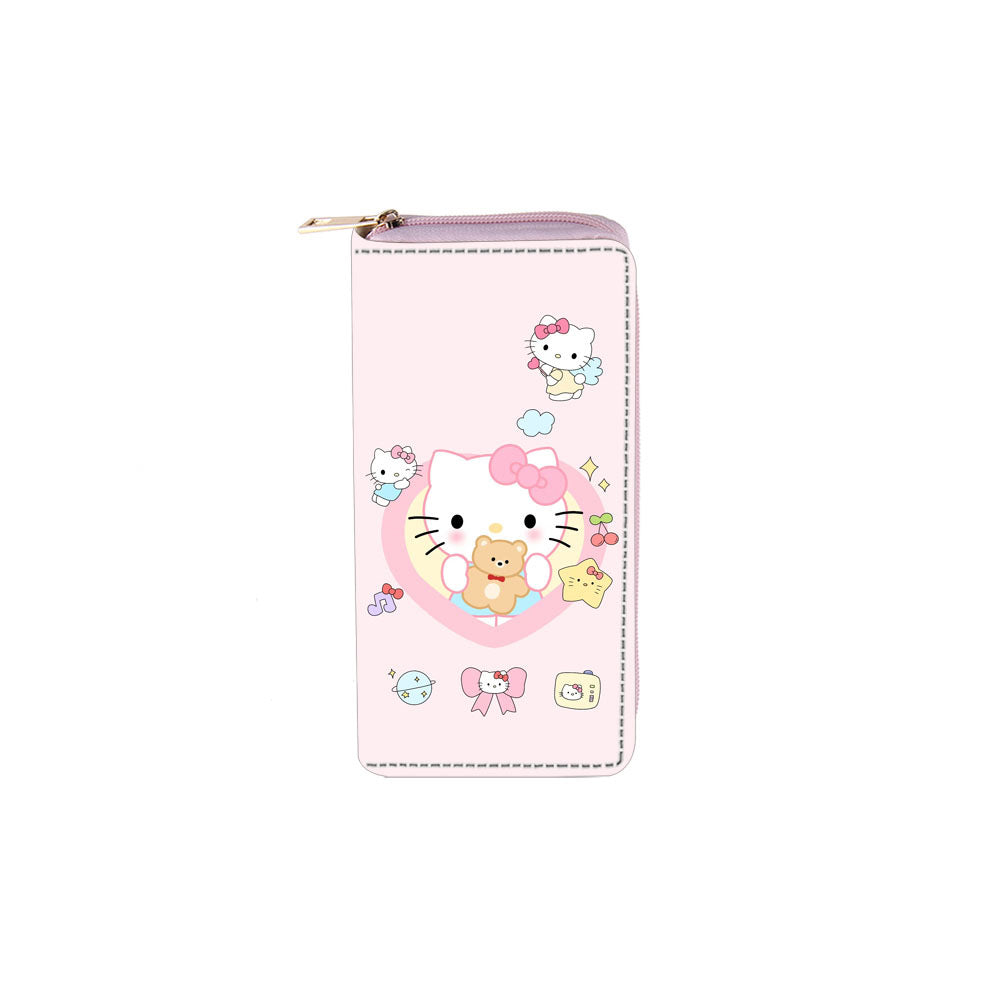 PU long cartoon zipper wallet (Minimo de compra 3) MIC-Dengx008