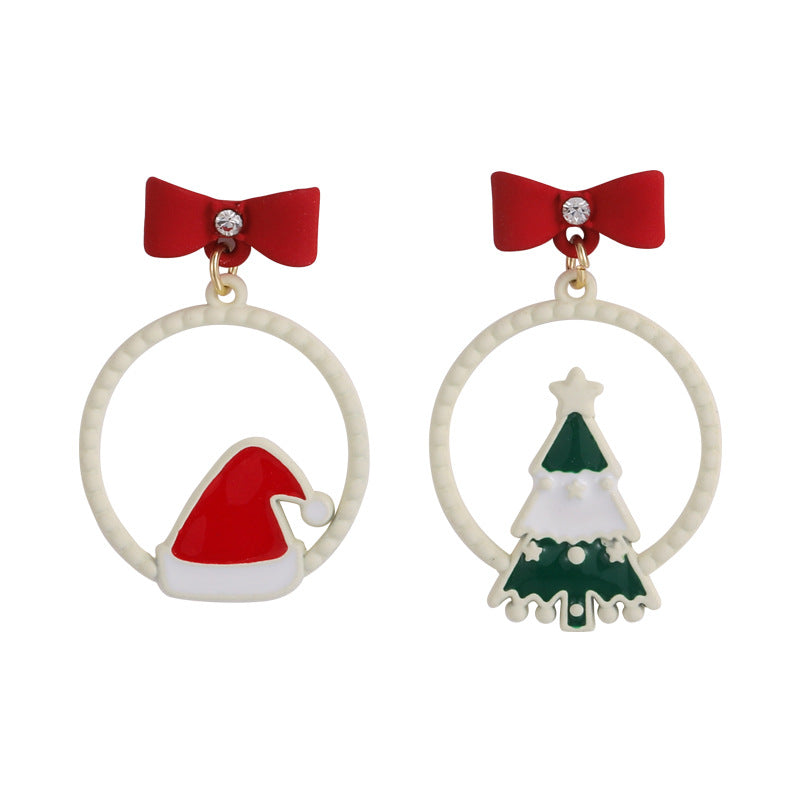 Alloy Christmas series earrings MIC-MiS018