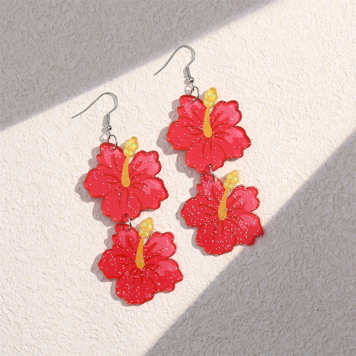 Alloy countryside flower earrings MIC-JiaY012