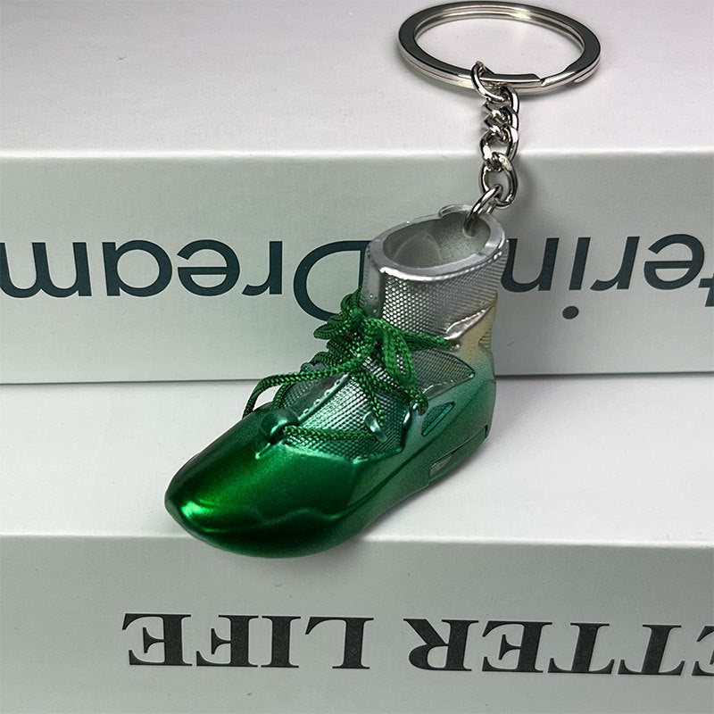 PVC gradient 3D high top shoe keychain MIC-MiaoY085