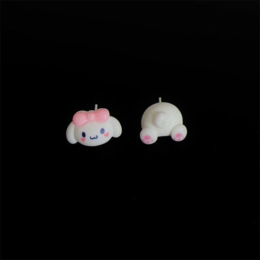 Resin frosted cartoon earrings (Minimo de Compra 2) MIC-WWHM049