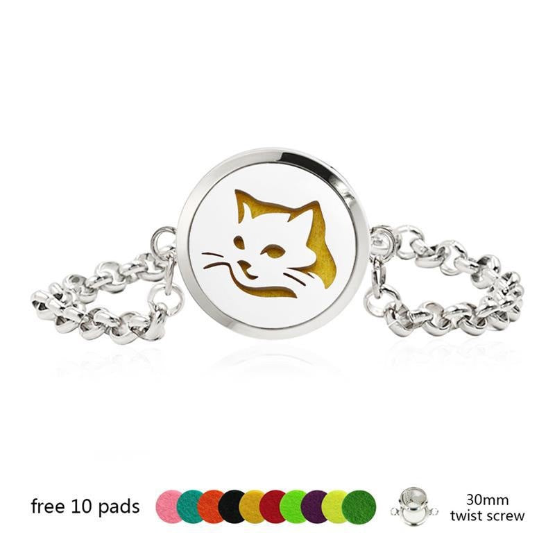 Bracelet Stainless steel aromatherapy cartoon bracelet AOXI002