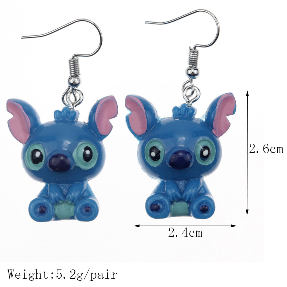 Cartoon animal earrings US-NiQ014