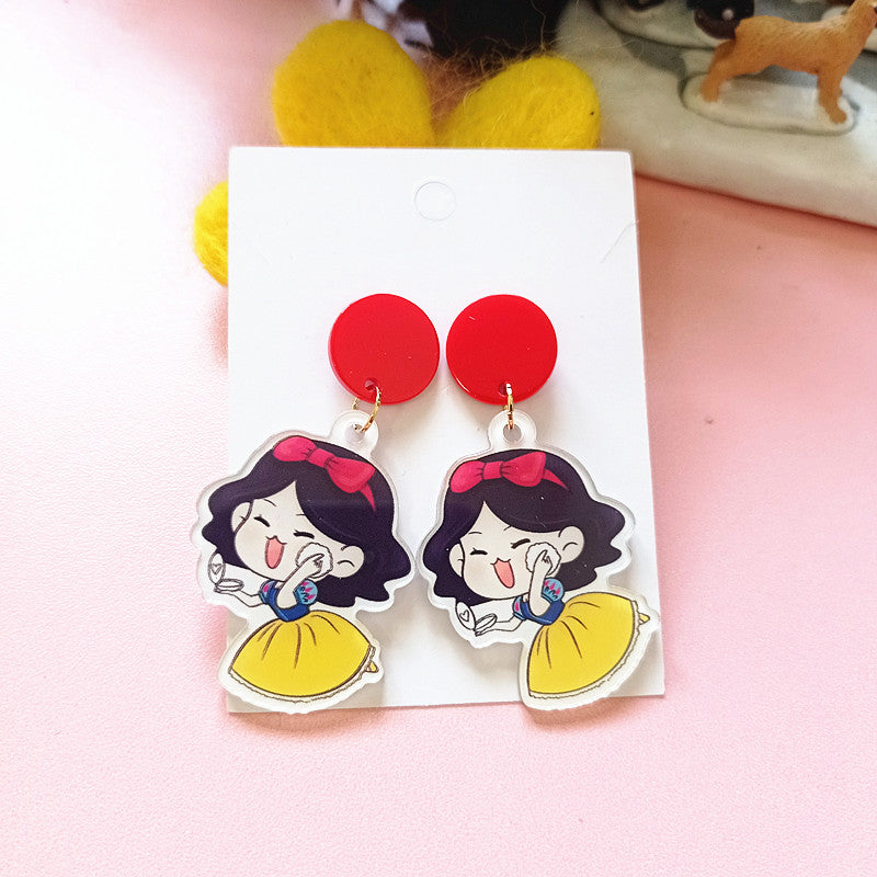 Acrylic cartoon cute earrings (Minimo de Compra 2) MYA-BXX018