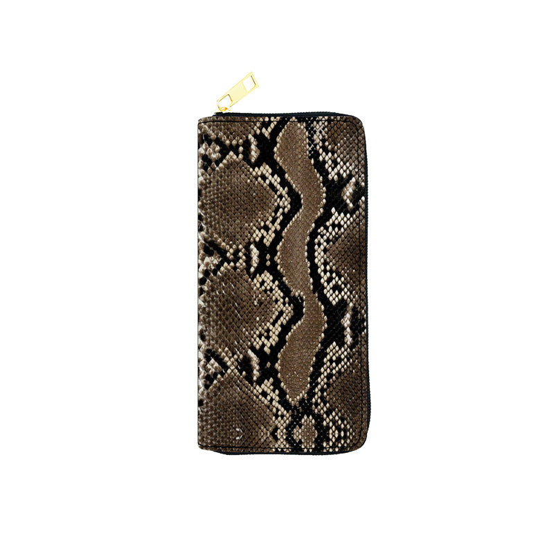 PU snake print leopard print wallet (Minimo de compra 3) MYA-JiR050