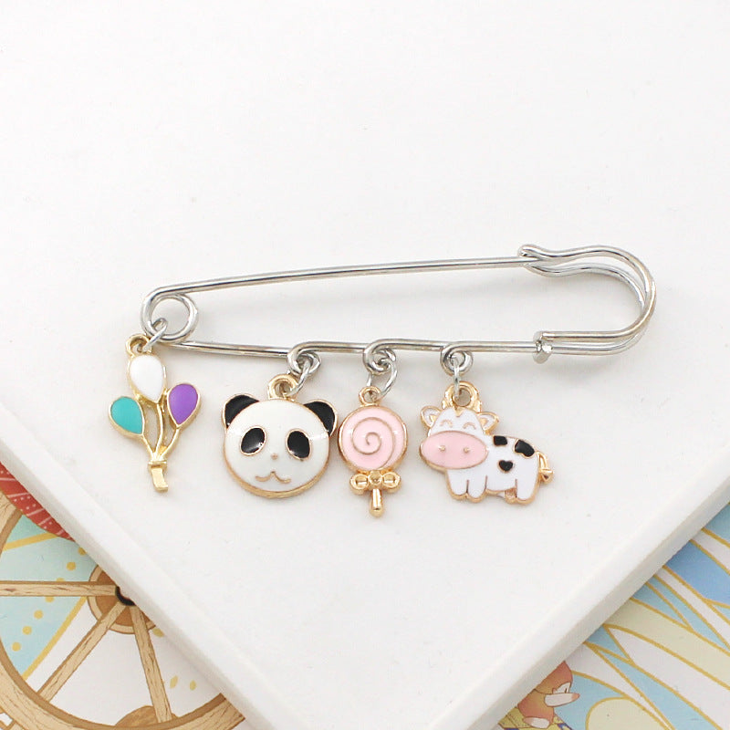 Alloy cartoon animal brooch (Minimo de compra 2) MIC-LiY005