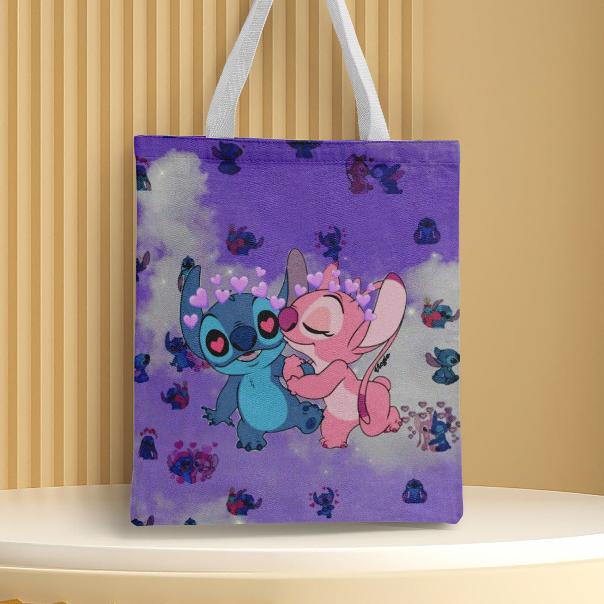 Polyester cartoon printed canvas bag (Minimo de Compra 2) MYA-QB001