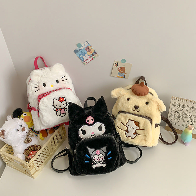 Shoulder Bag Plush Cartoon Casual (S) ZeZ001