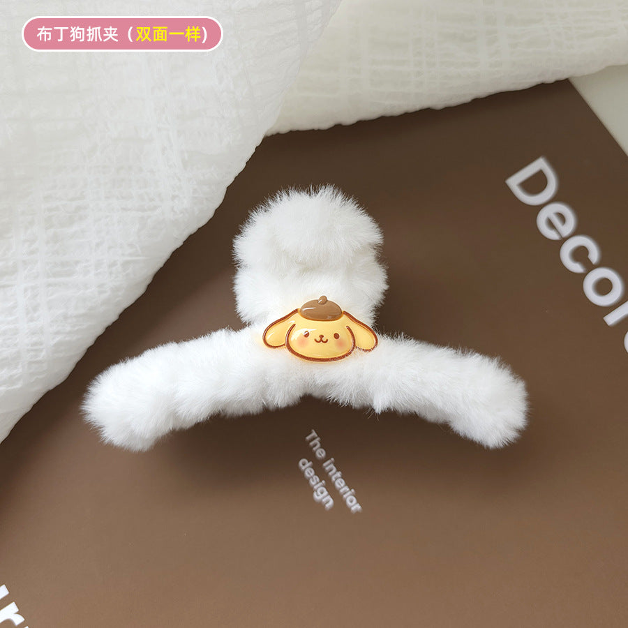 Plush cartoon cute hair clip MYA-WoD006