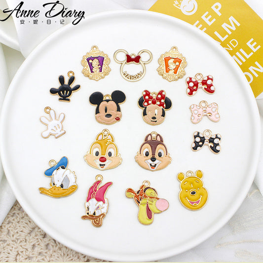 Alloy cartoon small animal pendant (Minimo de Compra 10) MIC-JingX014