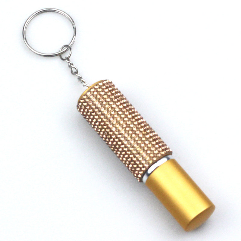 Keychain Metal 10ml Diamond Perfume Bottle MOQ≥2 ChaoH051