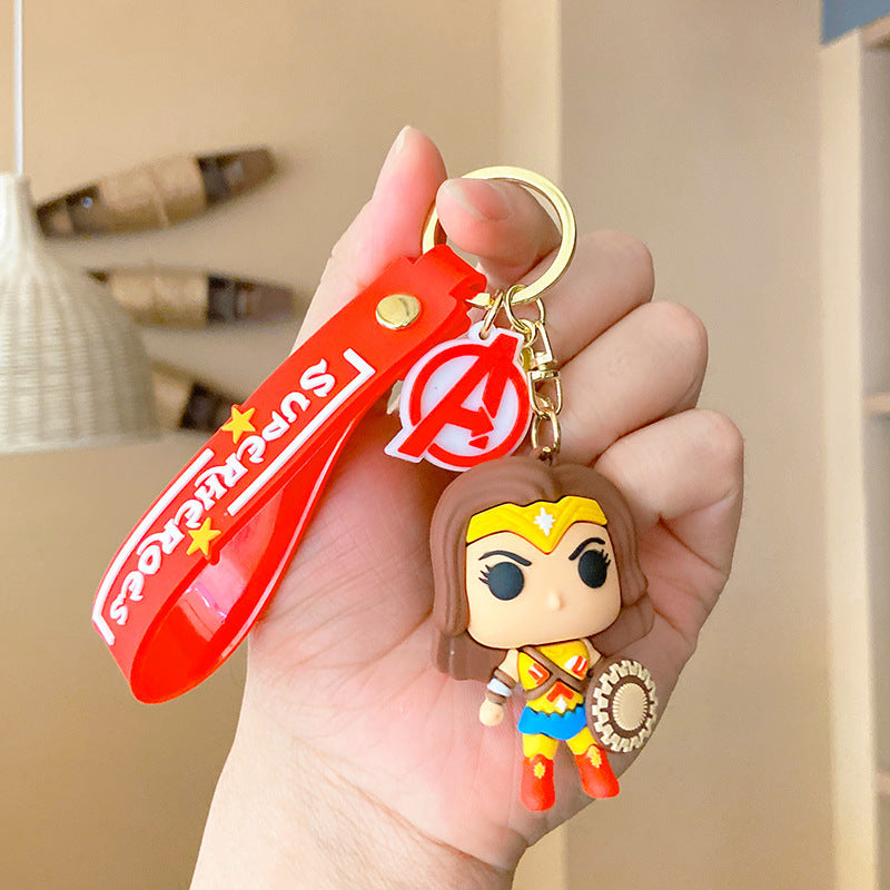 keychain pvc cartoon glue doll Minimo de compra 2 YDao005