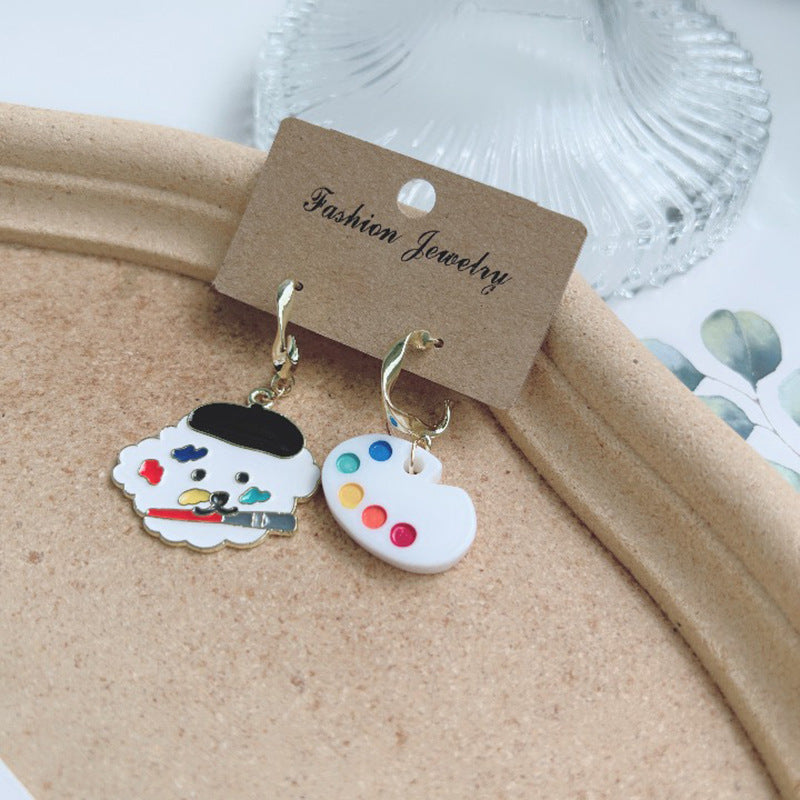 Alloy Dog Panda Rabbit Earrings MIC-FanQ021