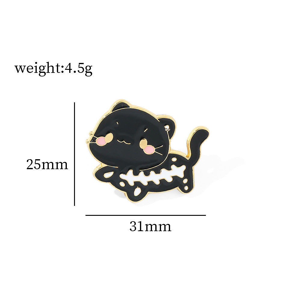 Alloy personalized cat brooch (Minimo de Compra 2) MIC-ShengY038