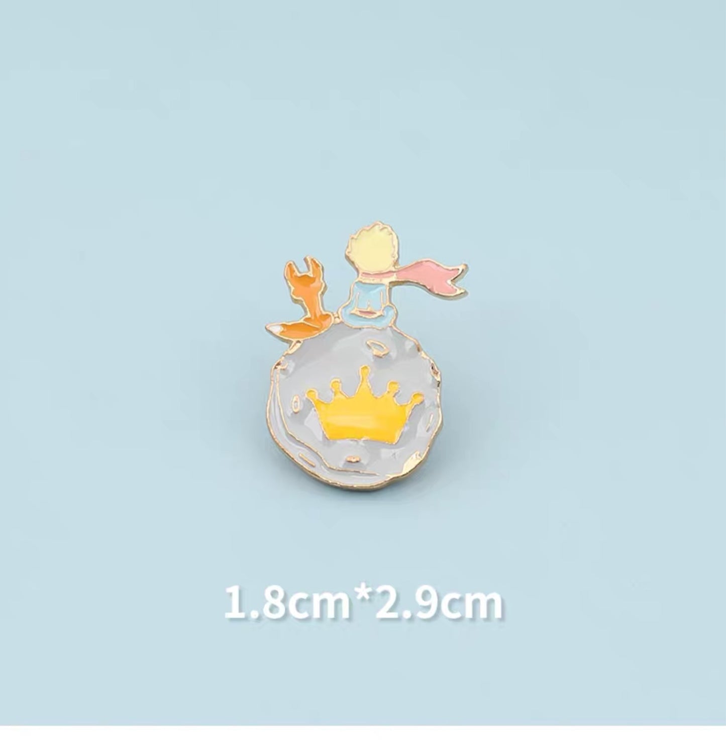 Alloy cute little fox brooch MIC-KaL032