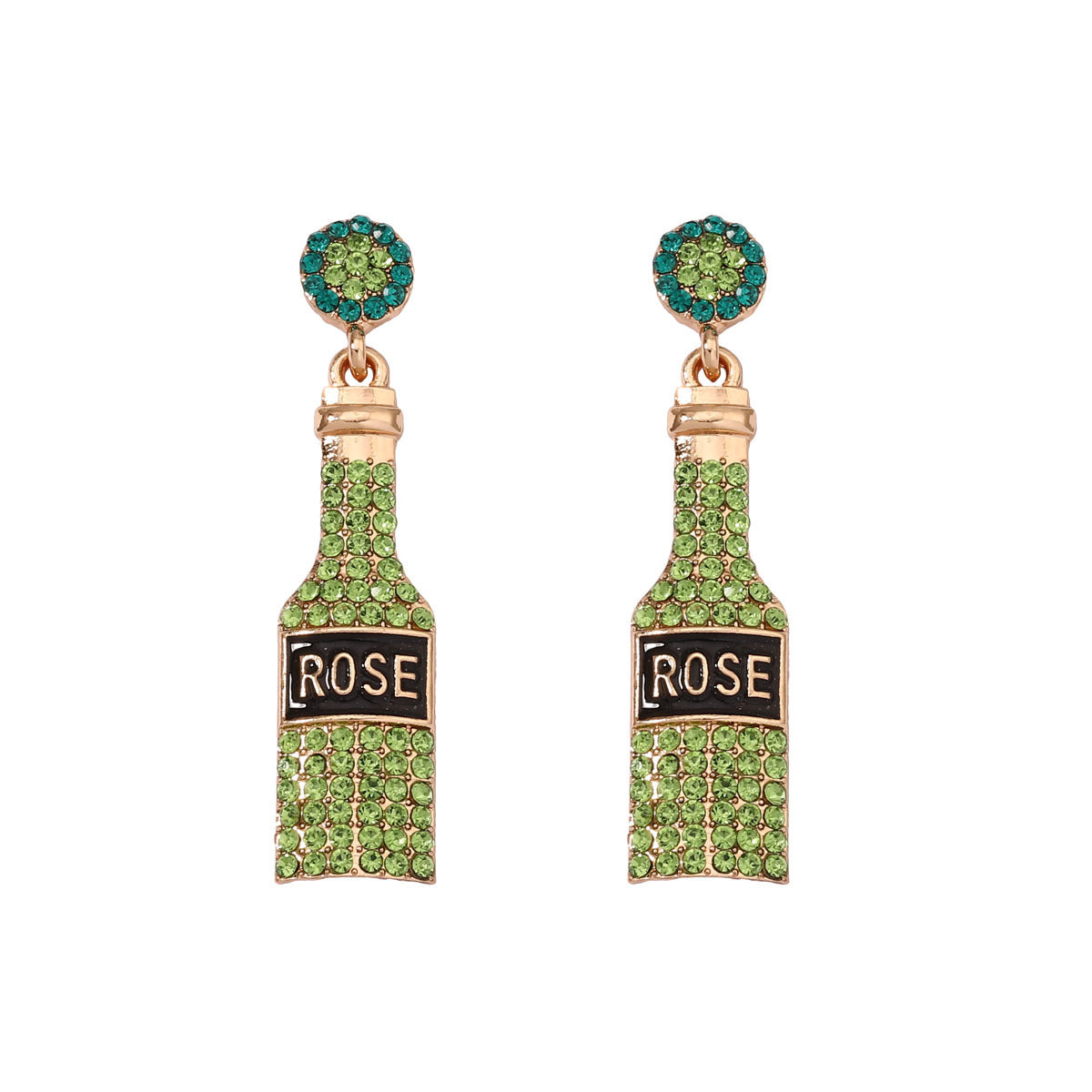 Alloy Cute Wine Bottle Earrings MIC-YueL019