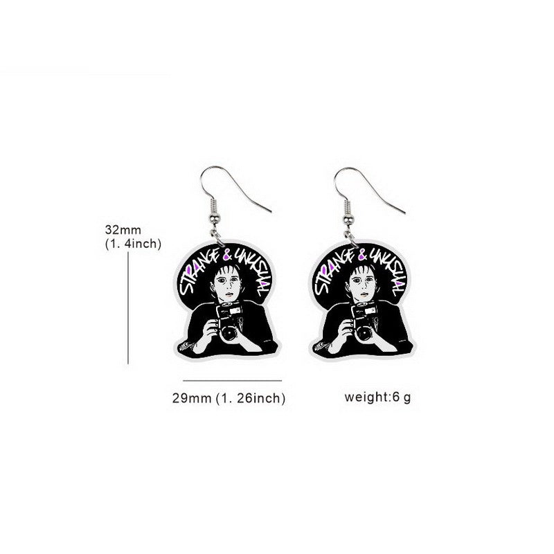 Cute Cartoon Acrylic earrings MIC-XueP009