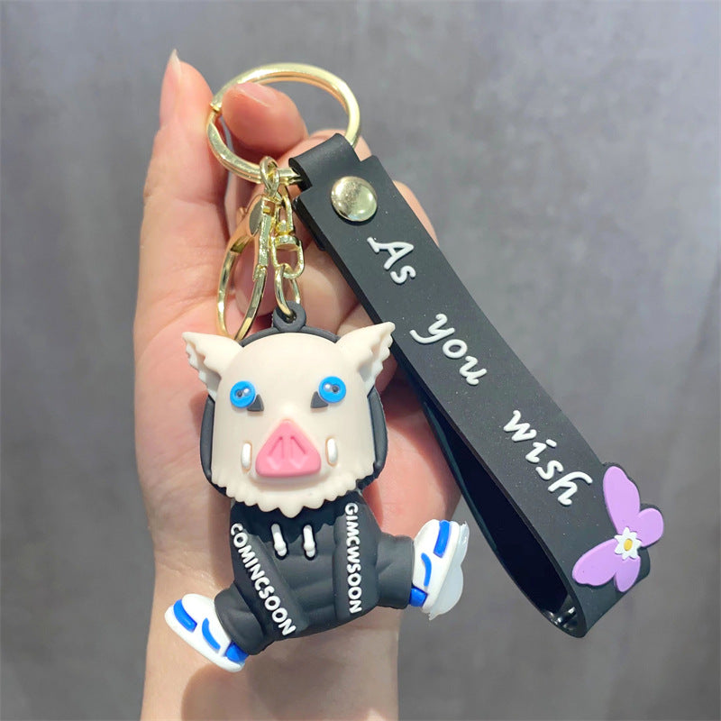 PVC3D three-dimensional exquisite keychain (Minimo de Compra 3) MIC-LangD004