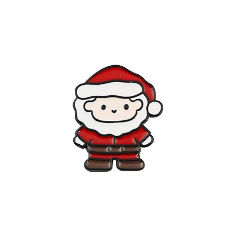 Alloy Santa Claus brooch (Minimo de compra 2) MIC-DongQ018