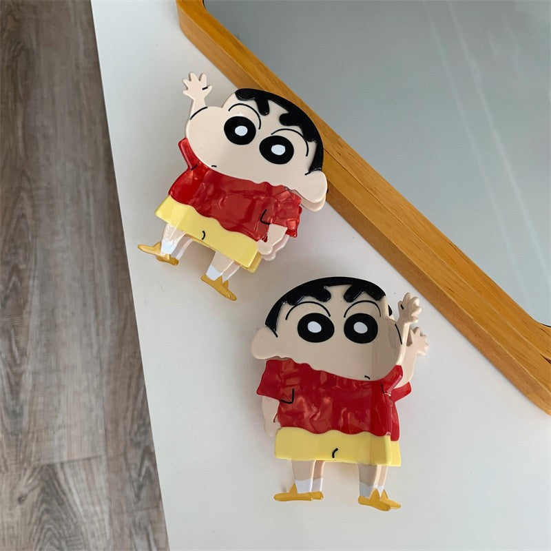 Plastic Crayon Shin chan Hair Clip MIC-YHJ007