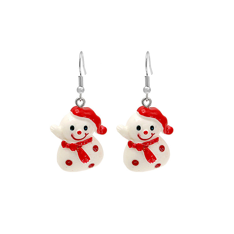 Alloy Christmas series earrings (Minimo de Compra 2) MIC-MDD078