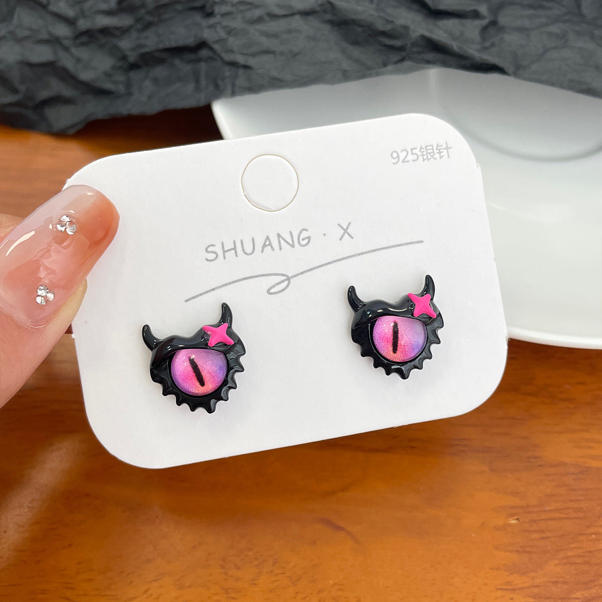 Metal Demon Little Monster Earrings MIC-ShuangX044