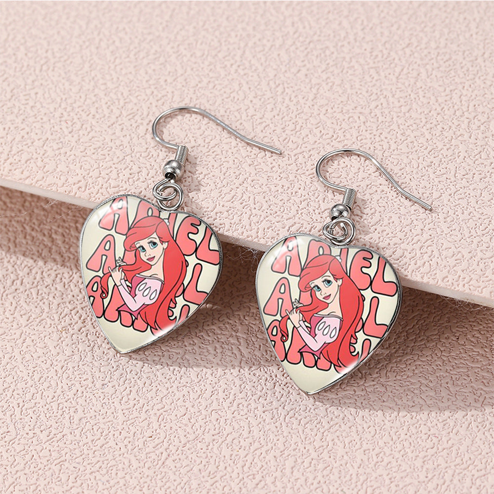 Alloy Beauty and Beast Earrings (Minimo de compra 5) MIC-XiangL115