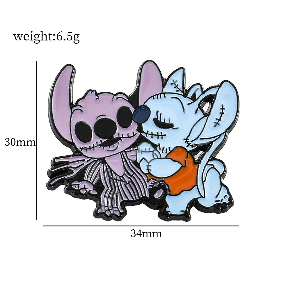 Alloy cartoon brooch (Minimo de Compra 2) MIC-QiS028