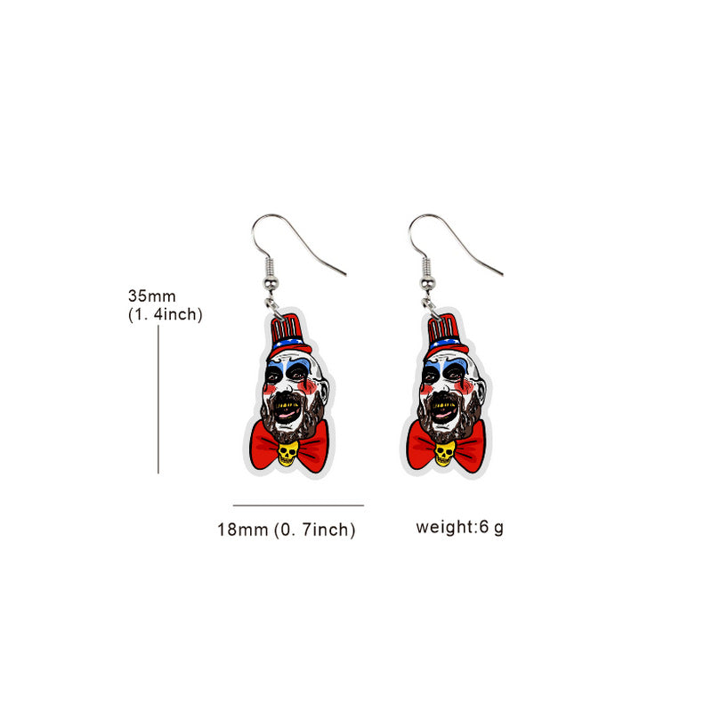 Cute Cartoon Acrylic earrings MIC-XueP009