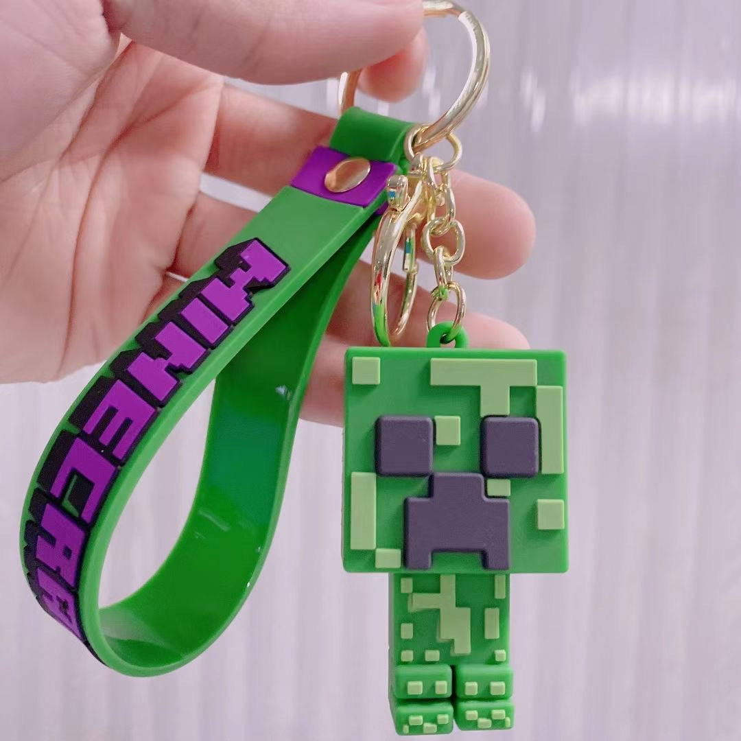 Keychains PVC Hardware Cartoon Cute Minecraft (M) Minimo de compra 2 MIC-YWYS004