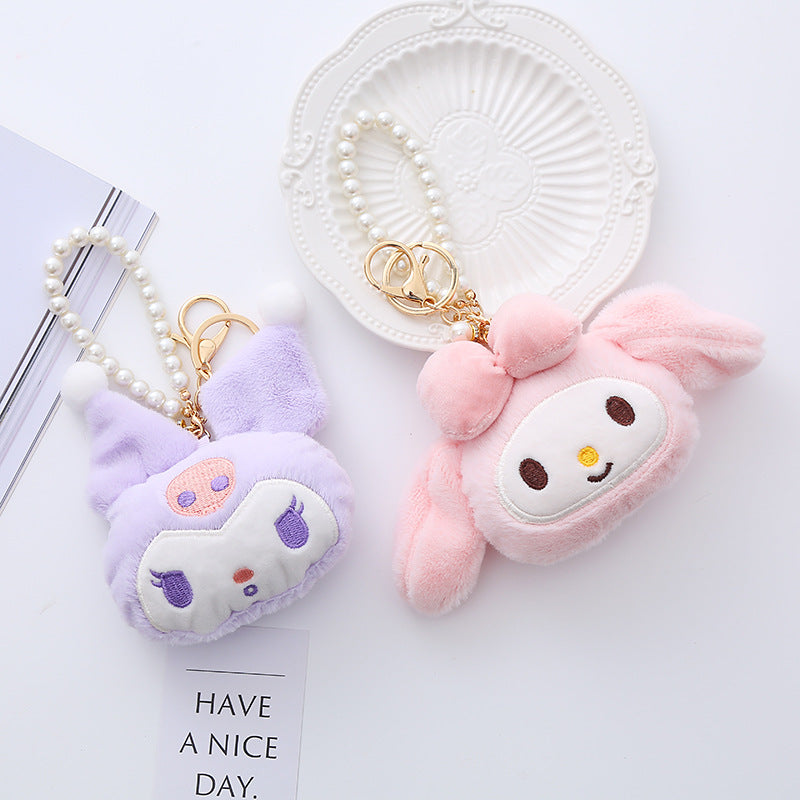 Cotton big ear dog zipper small coin purse Minimo de compra 5 MIC-JiaW013